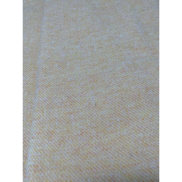 Vintage Wool Rug Hooking Fabric 1/2 Yard X 32" Yellow Textured Material - Picture 3 of 4